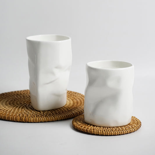 CRACK Tazza in ceramica asimmetrica - The Trophy Wife