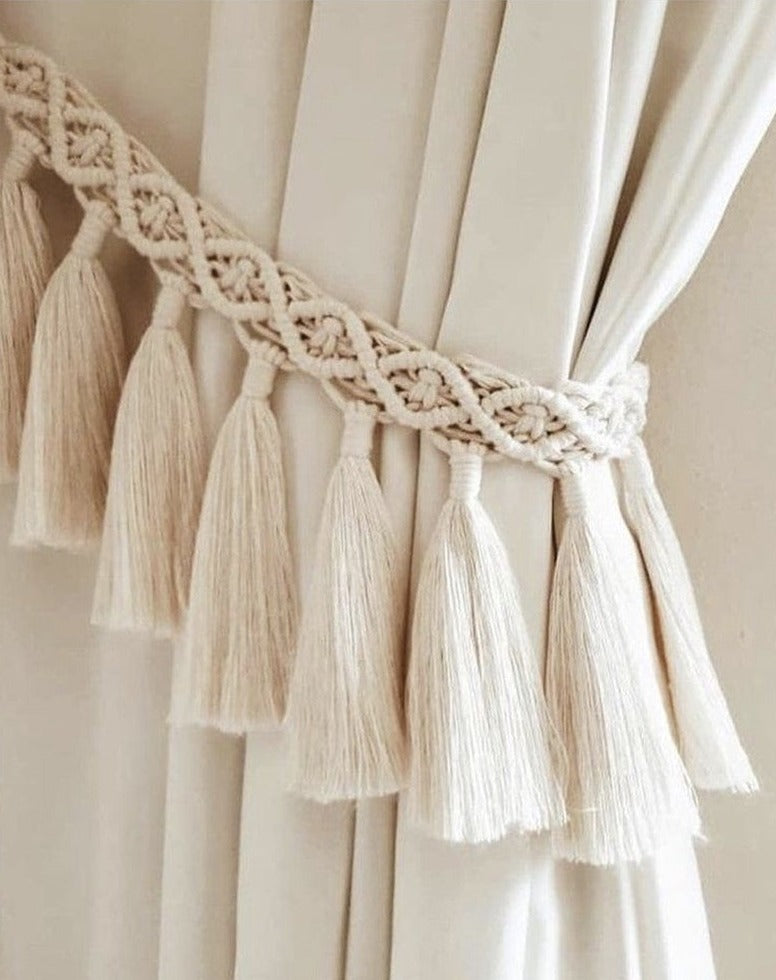 NOISETTE Macrame curtain stop – The Trophy Wife