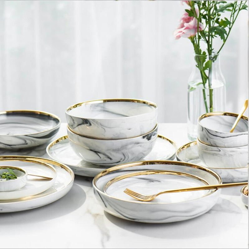CARRARA piatti in ceramica marmorizzata_thetrophywife.shop