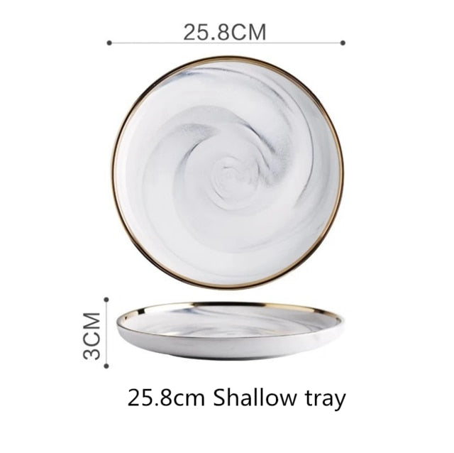 CARRARA piatti in ceramica marmorizzata_thetrophywife.shop