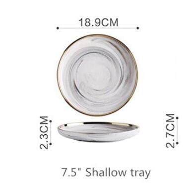 CARRARA piatti in ceramica marmorizzata_thetrophywife.shop