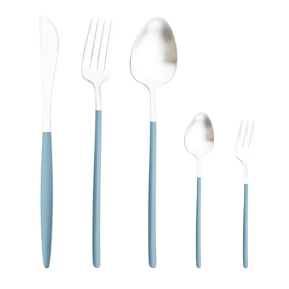 JUDITH 20-piece cutlery set with enamel handle