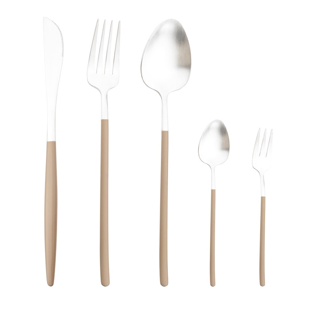 JUDITH 20-piece cutlery set with enamel handle