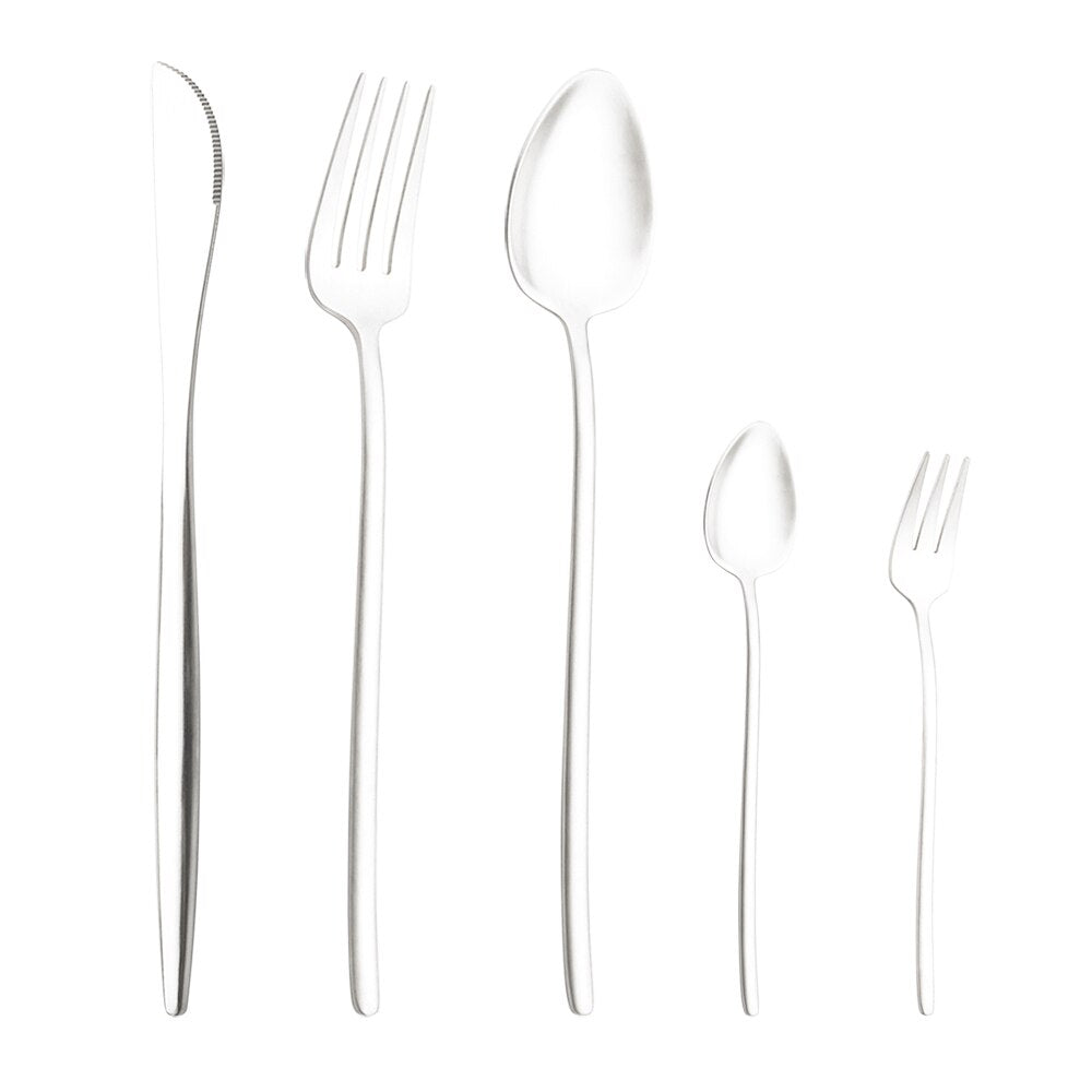 JUDITH 20-piece cutlery set with enamel handle