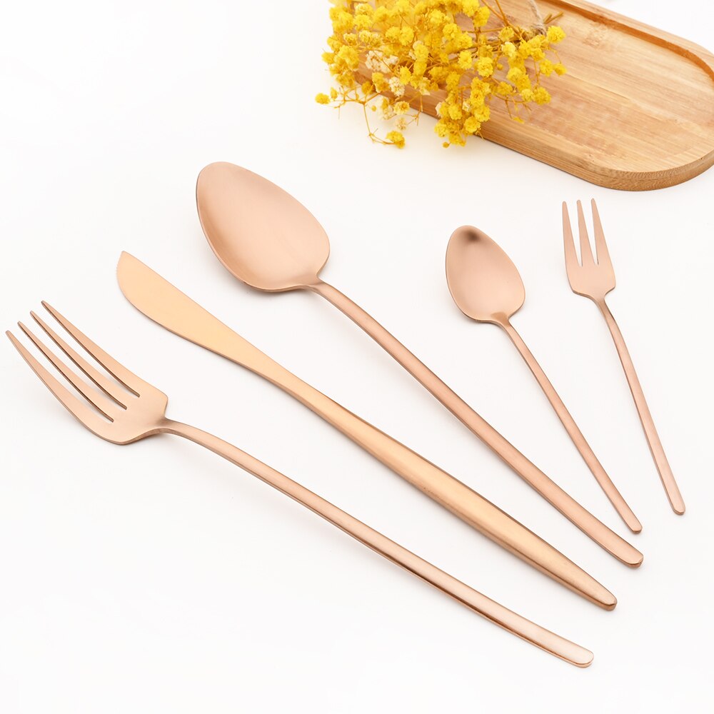 JUDITH 20-piece cutlery set with enamel handle