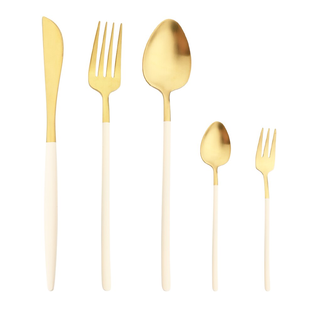 JUDITH 20-piece cutlery set with enamel handle