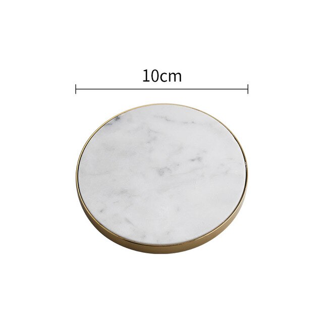 LIMITED EDITION | BRASS Coaster in real marble