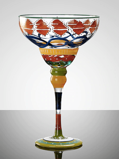 AGRIGENTO Bicchieri da cocktail dipinti a mano_thetrophywife.shop