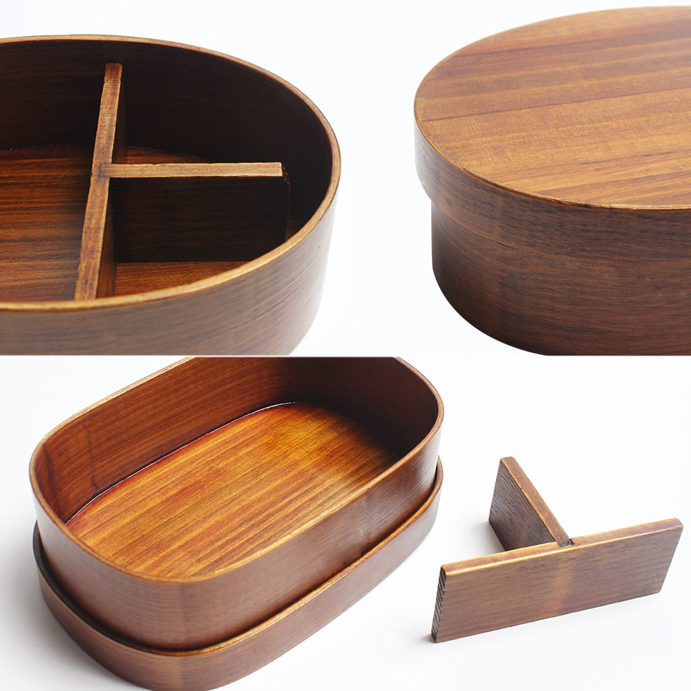 SAMPEI Bento box in legno con posate - The Trophy Wife