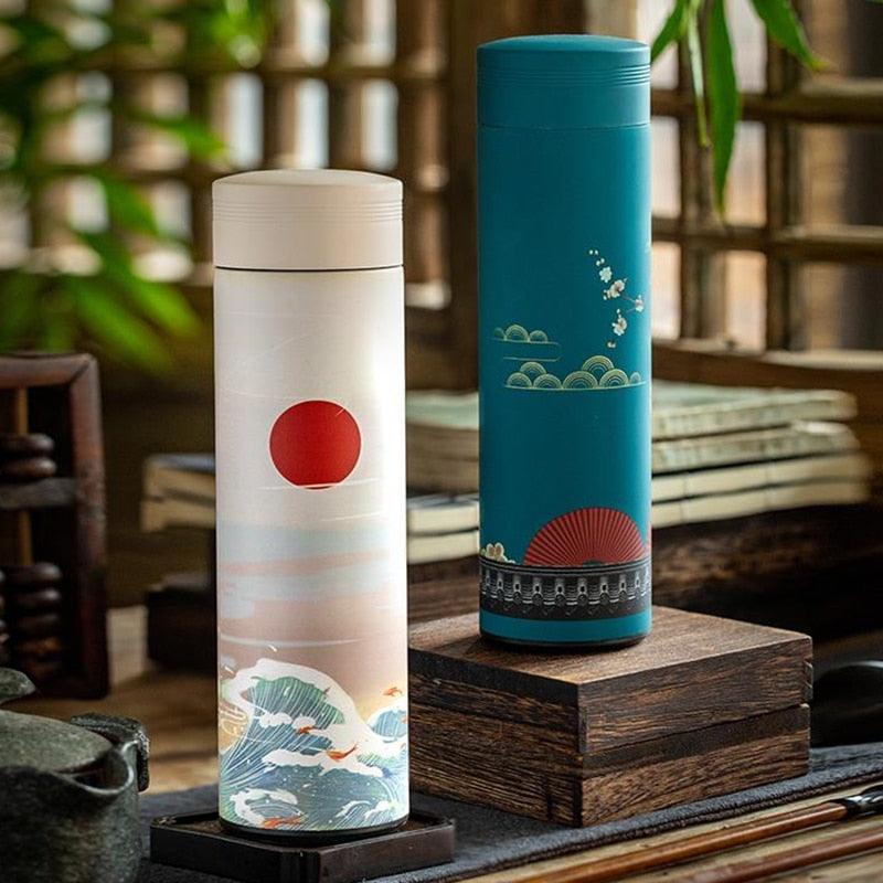 OSAKA Thermos in stampa giappone_thetrophywife.shop