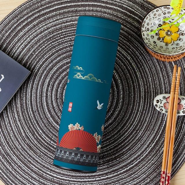 OSAKA Thermos in stampa giappone_thetrophywife.shop