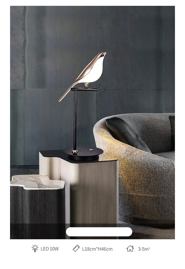 SPARROW Lampada da tavolo a forma di uccellini_thetrophywife.shop